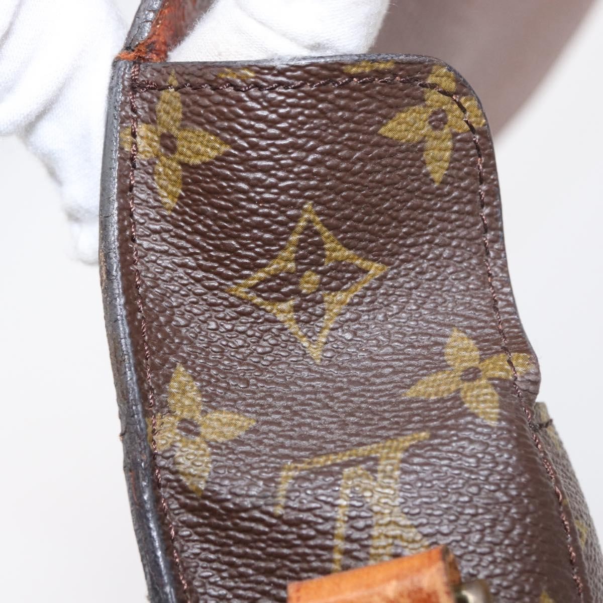 Louis Vuitton Saint Cloud Handbag Monogram Canvas, BROWN, CANVAS, Shoulder bag