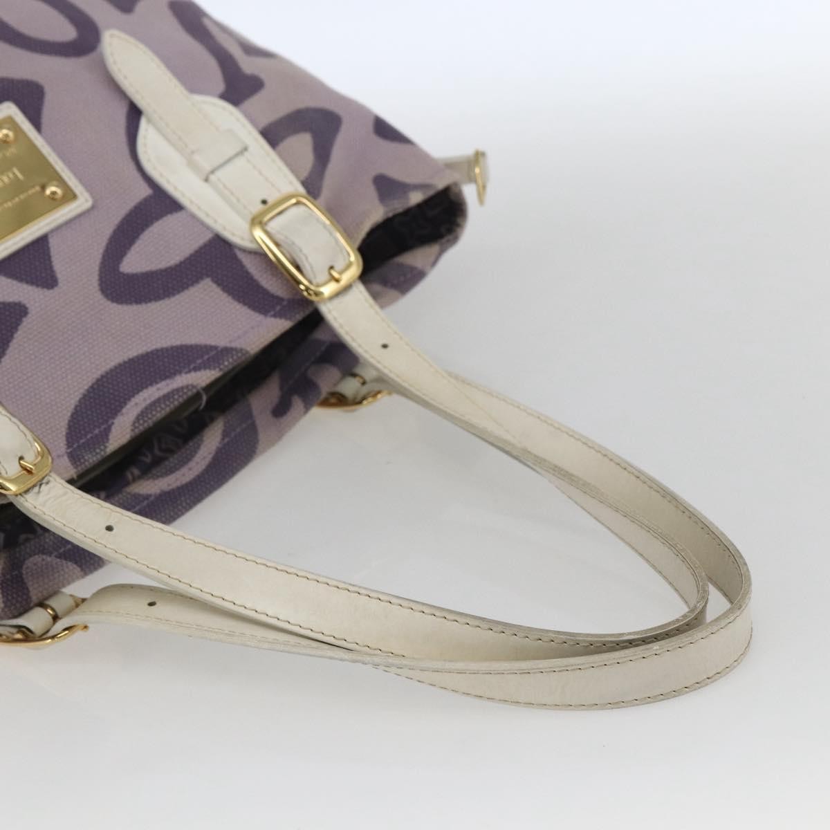 Louis Vuitton Tahitienne Cabas Canvas, PURPLE, CANVAS, Tote bag