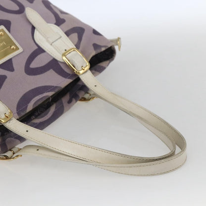 Louis Vuitton Tahitienne Cabas Canvas, PURPLE, CANVAS, Tote bag