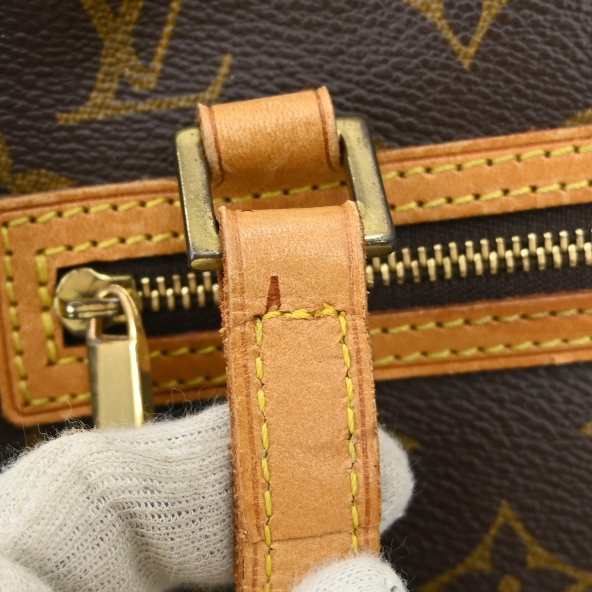 Louis Vuitton Cite Handbag Monogram Canvas, BROWN, CANVAS, Shoulder bag