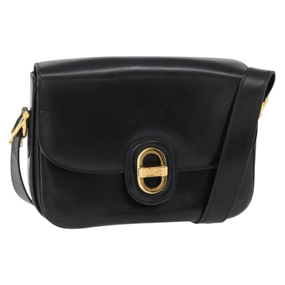 Celine Horse Carriage Shoulder bag Leather, BLACK, LEATHER, Shoulder bag