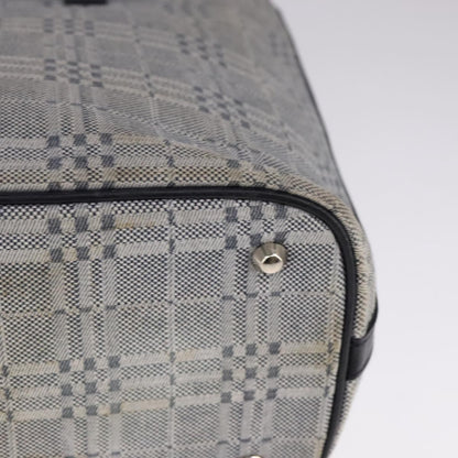 Burberry Nova Check Tote Canvas and Leather, GRAY, CANVAS, Tote bag
