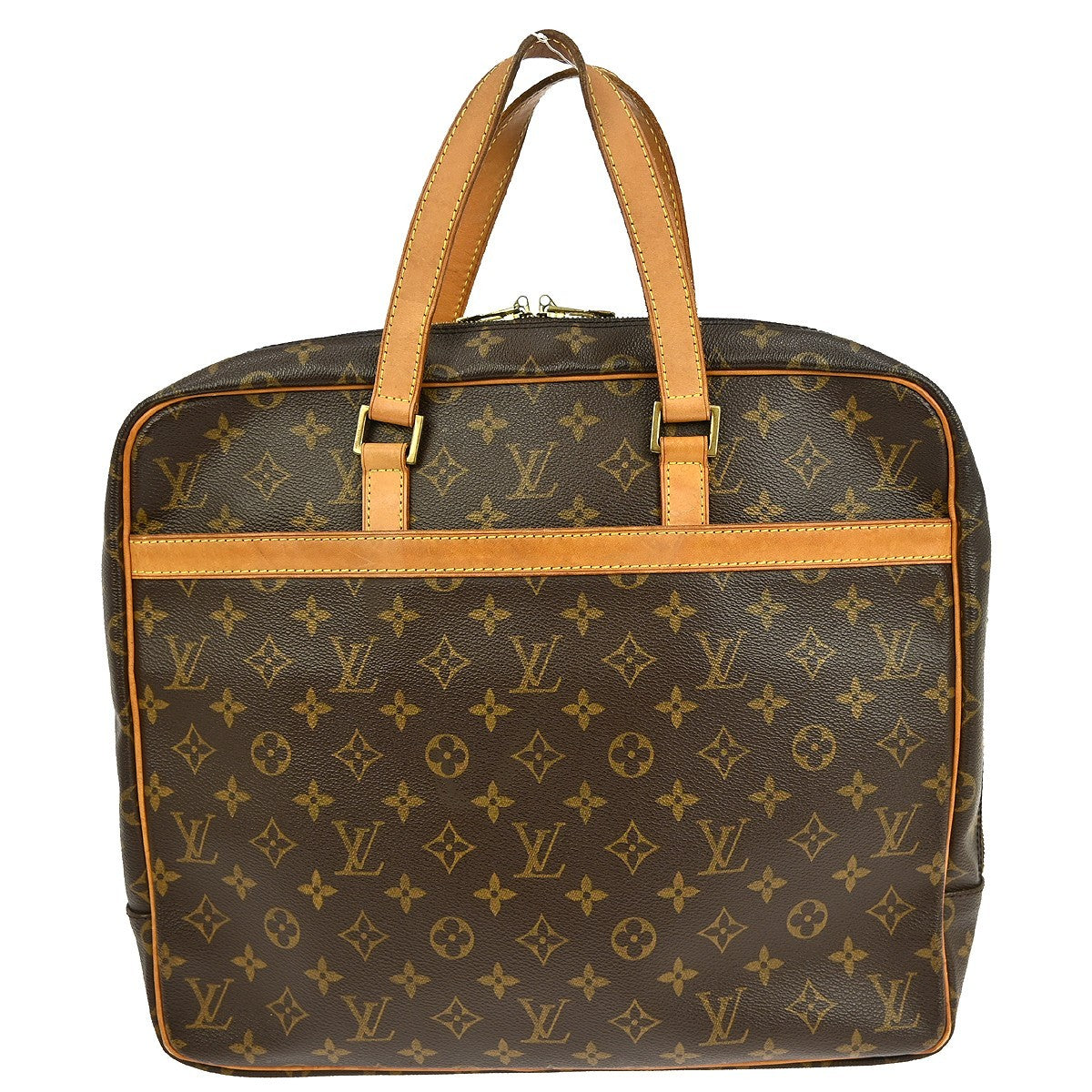 Louis Vuitton Porte-Documents Pegase Bag Monogram Canvas, BROWN, CANVAS, Briefcase
