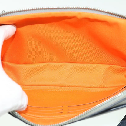 Louis Vuitton Alpha Clutch Limited Edition Monogram Satellite Canvas, SILVER, NYLON, Clutche & pouche