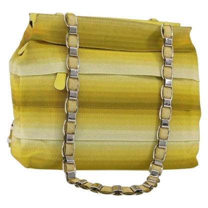 Salvatore Ferragamo Vala tote Canvas, YELLOW, CANVAS, Tote bag