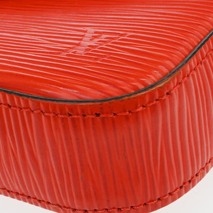 Louis Vuitton Felicie Pochette Epi Leather, Red, Leather, Clutch