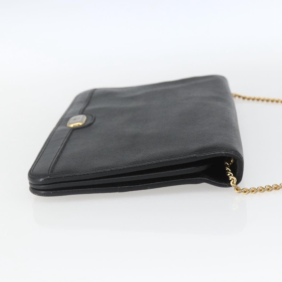 Christian Dior Vintage Shoulder Bag Leather, Black, Leather, Shoulder Bag