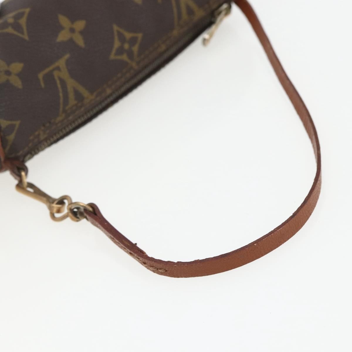 Louis Vuitton Papillon Pochette Monogram Canvas, BROWN, CANVAS, Clutche & pouche