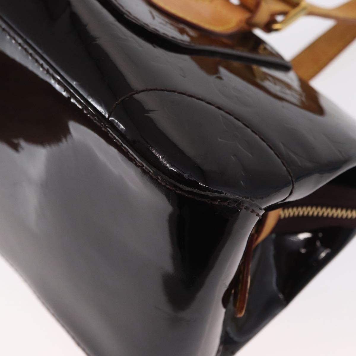Louis Vuitton Rosewood Avenue Handbag Monogram Vernis, BURGUNDY, PATENT_LEATHER, Handbag