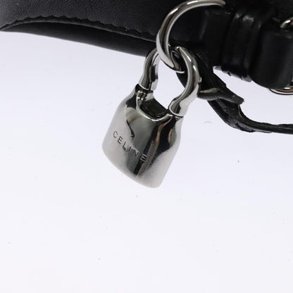 Celine Handbag Leather, BLACK, LEATHER, Handbag