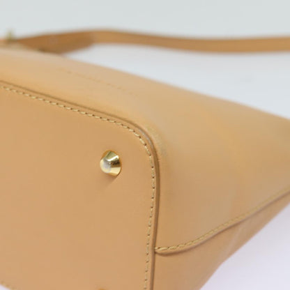 Burberry Nova check Shoulder bag Leather, Beige, Leather, Shoulder Bag