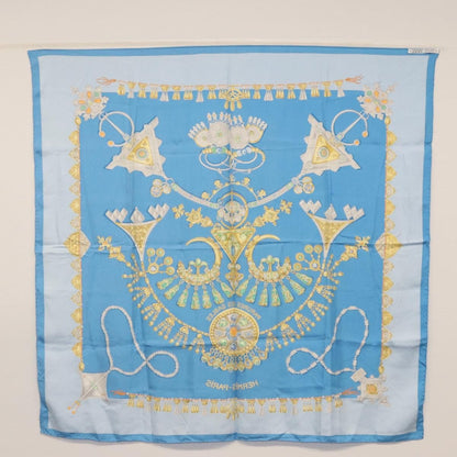 Hermes Carré 90 Silk multicolor, BLUE, SILK, Scarve & shawl