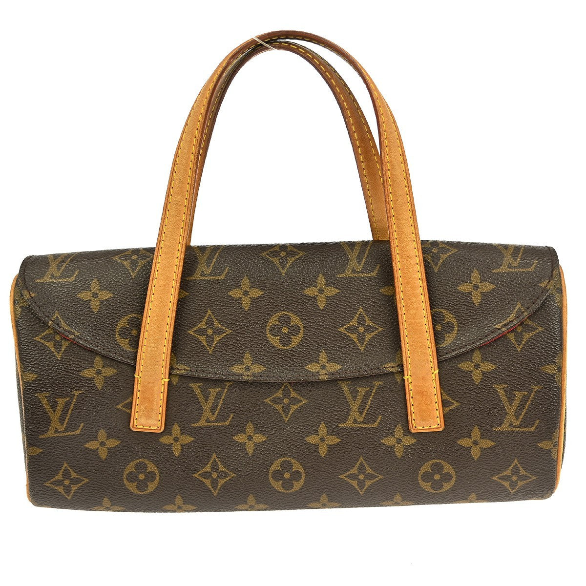 Louis Vuitton Sonatine Handbag Monogram Canvas, BROWN, CANVAS, Handbag