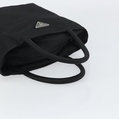 Prada Vintage Zip Tote Tessuto, BLACK, NYLON, Tote bag