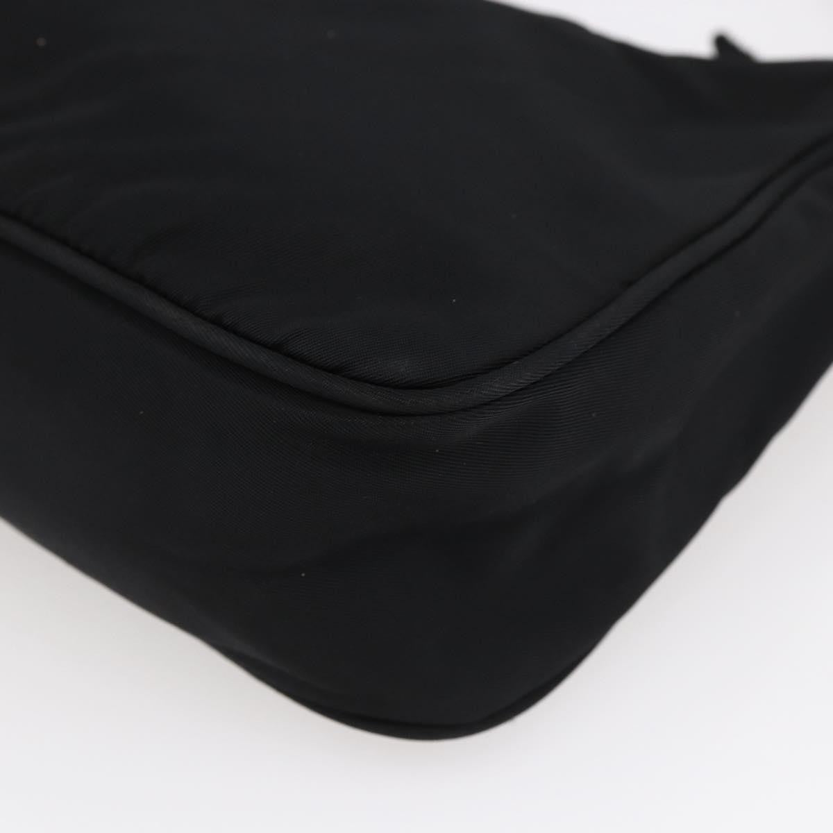 Prada Hobo Tessuto, BLACK, NYLON, Handbag