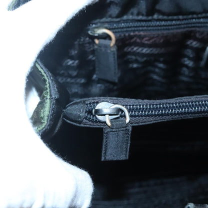 Prada Vintage Shoulder Bag Tessuto, Khaki, Nylon, Shoulder Bag