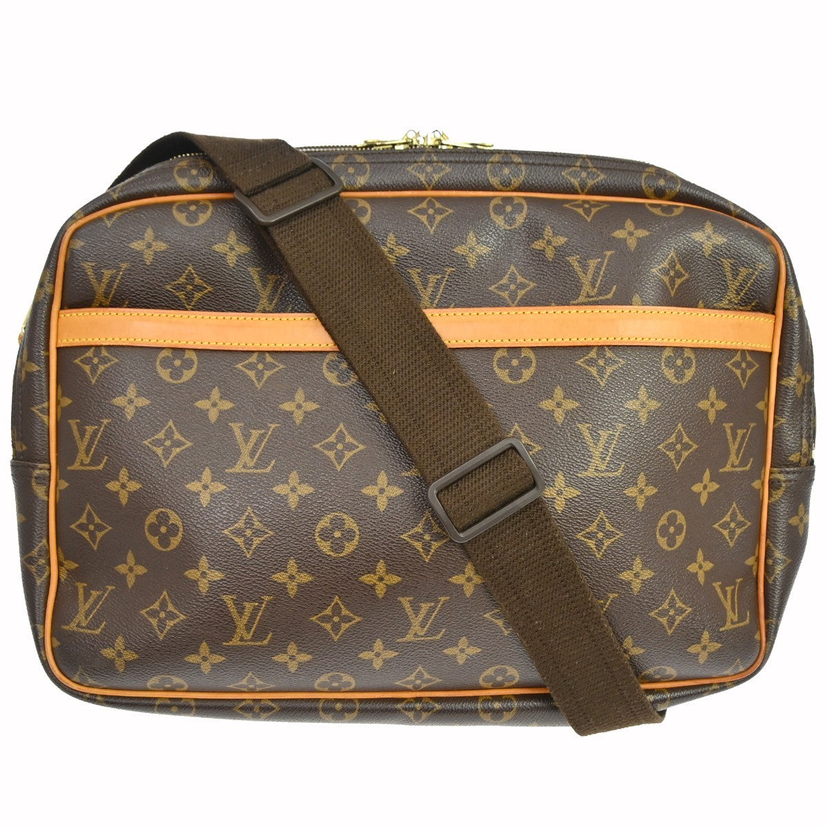Louis Vuitton Reporter Bag Monogram Canvas, Brown, Canvas, Shoulder Bag