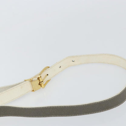 Christian Dior Vintage Honeycomb Flap Crossbody Bag Canvas and Leather, WHITE, CANVAS, Shoulder bag