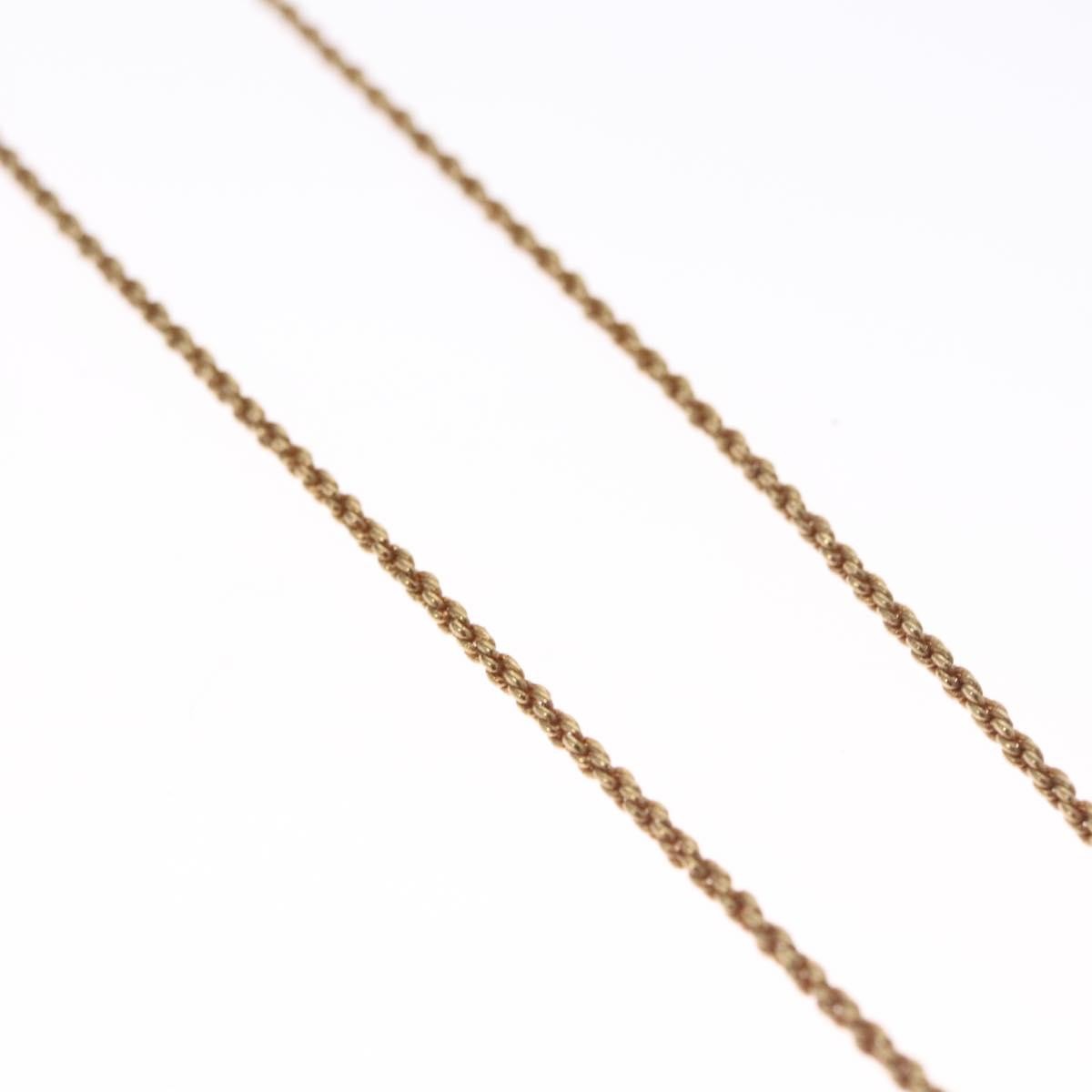 Christian Dior CD Pendant Necklace Metal, GOLD, METAL, Necklace
