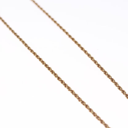 Christian Dior CD Pendant Necklace Metal, GOLD, METAL, Necklace