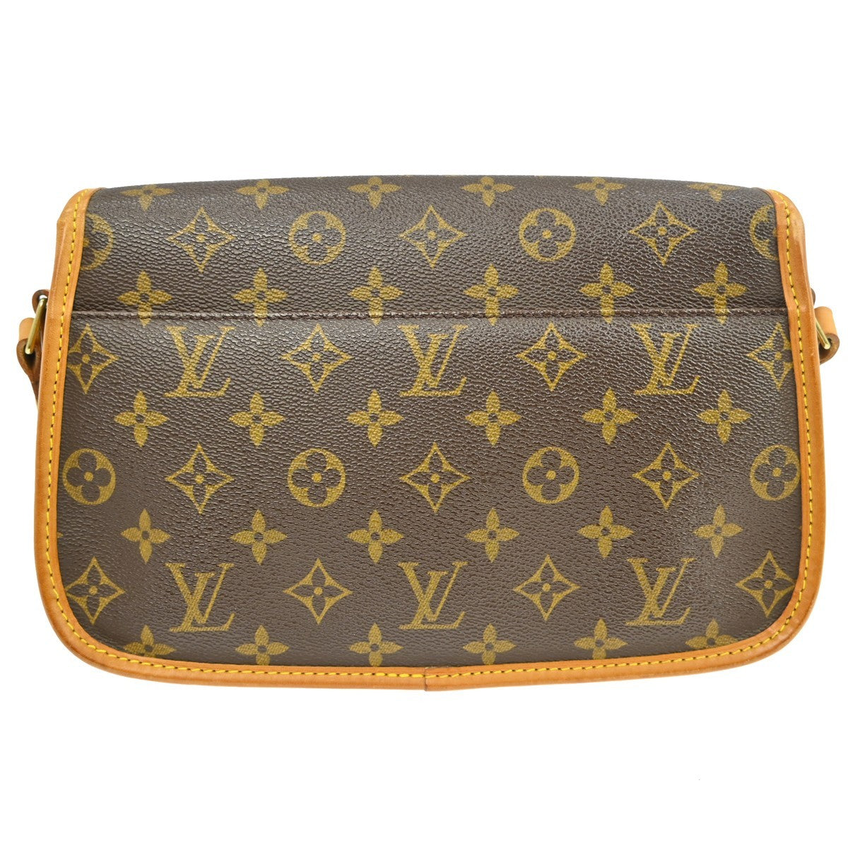 Louis Vuitton Sologne Handbag Monogram Canvas, Brown, Canvas, Shoulder Bag