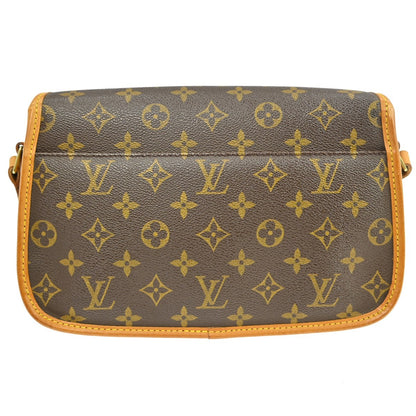 Louis Vuitton Sologne Handbag Monogram Canvas, Brown, Canvas, Shoulder Bag