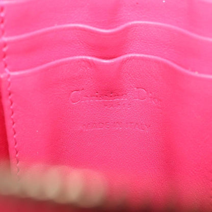 Christian Dior Lady Dior Phone Holder on Chain Cannage Quilt Lambskin, PINK, LEATHER, Clutche & pouche