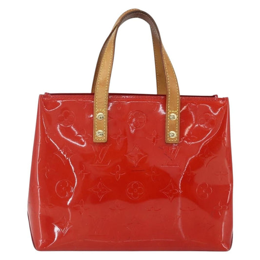 Louis Vuitton Reade Handbag Monogram Vernis, Red, Patent Leather, Handbag