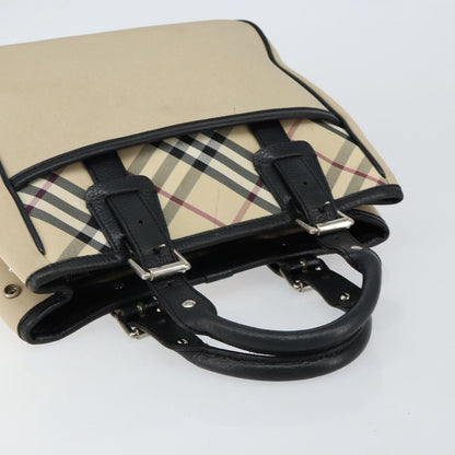 Burberry Nova Check Handbag Nova Check Canvas, BEIGE, CANVAS, Handbag
