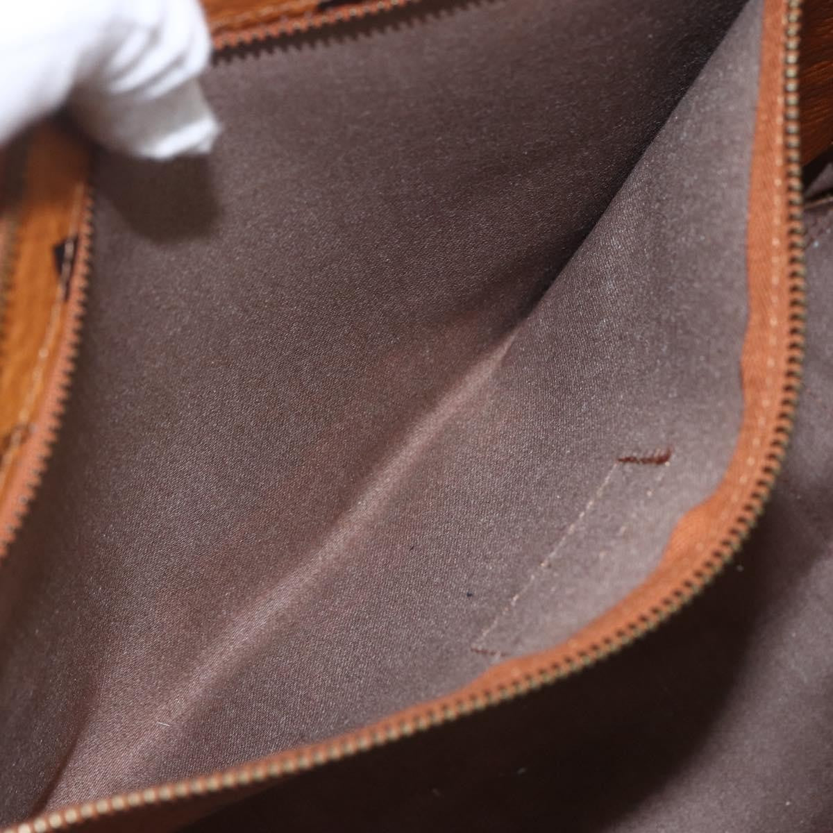 MCM Vintage Visetos Tote bag Canvas, BROWN, PVC, Tote bag