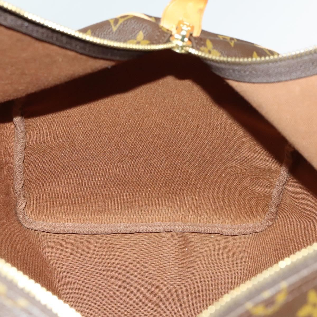 Louis Vuitton Keepall Bag Monogram Canvas, BROWN, CANVAS, Travel bag
