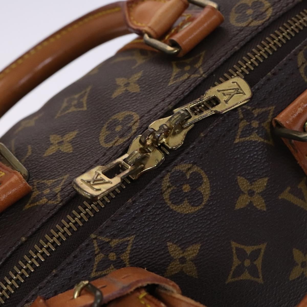 Louis Vuitton Keepall Bag Monogram Canvas, BROWN, CANVAS, Travel bag