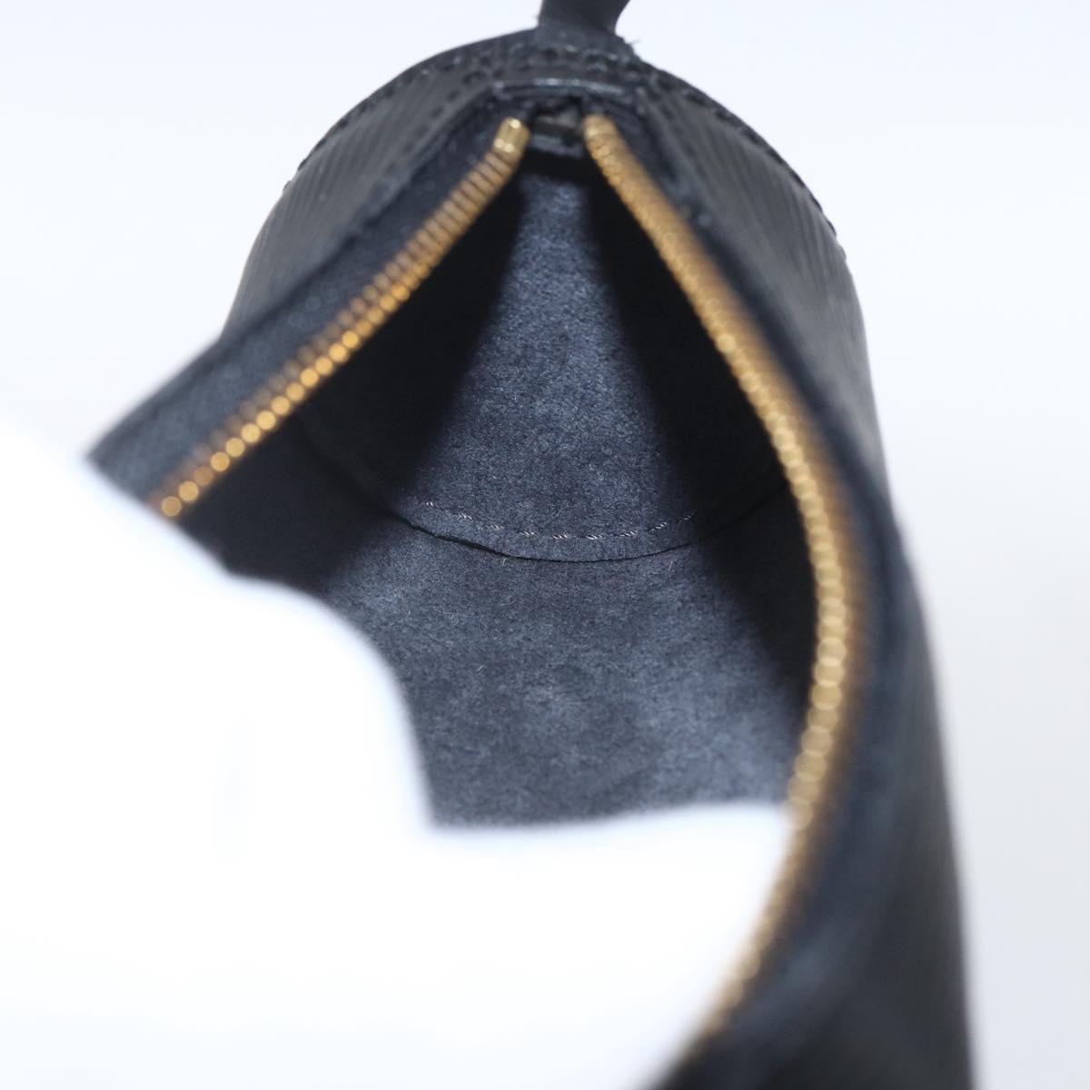 Louis Vuitton Soufflot Pochette Epi Leather, BLACK, LEATHER, Clutche & pouche