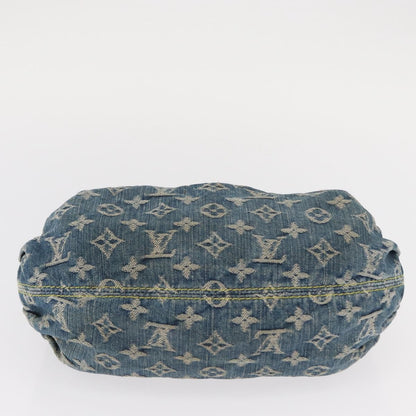 Louis Vuitton Pleaty Handbag Denim, BLUE, DENIM_JEANS, Handbag