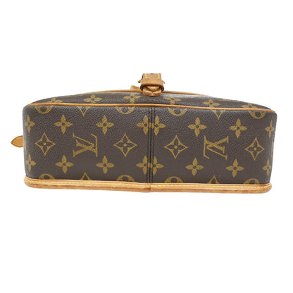 Louis Vuitton Sologne Handbag Monogram Canvas, Brown, Leather, Shoulder Bag