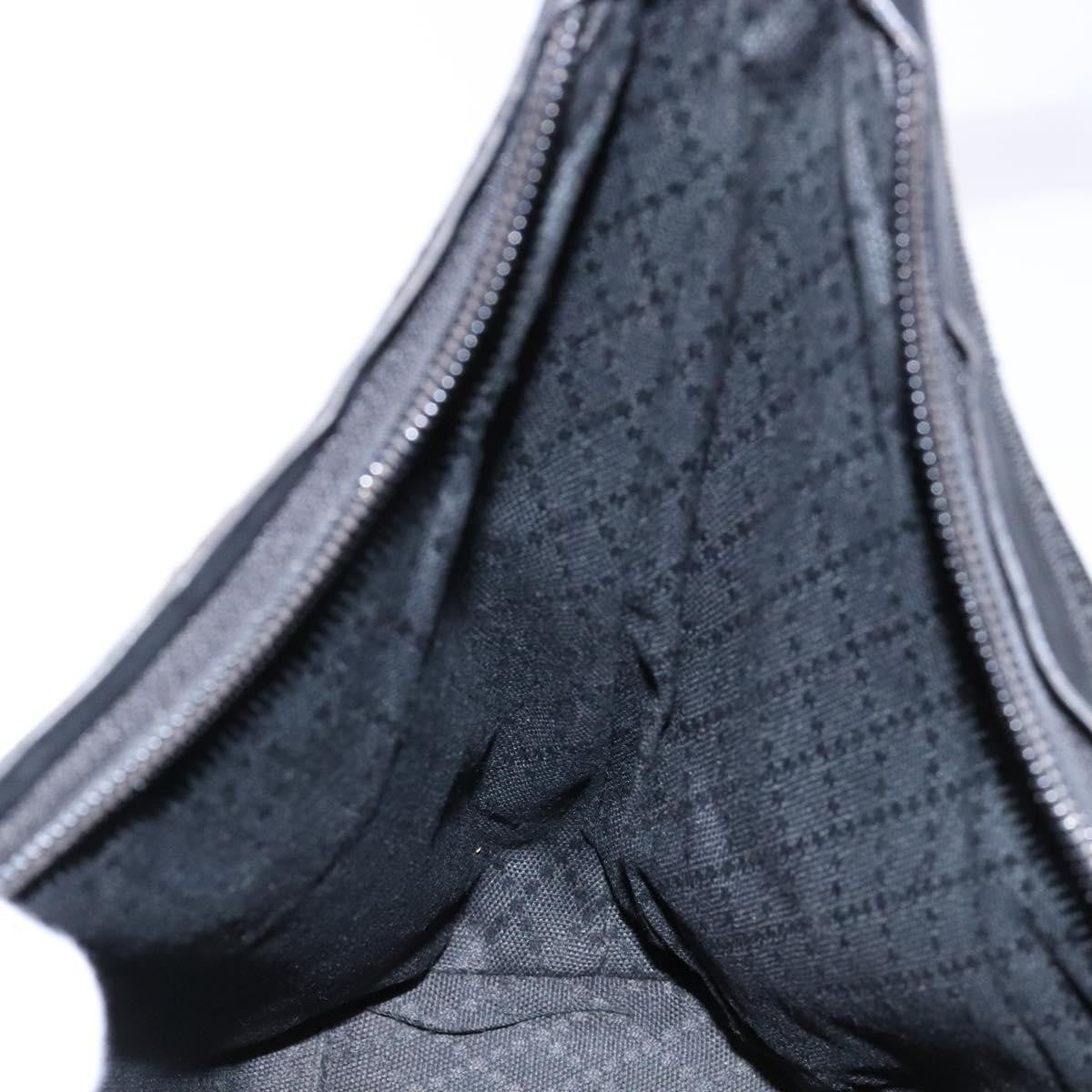 Gucci Zip Hobo Canvas, BLACK, CANVAS, Shoulder bag