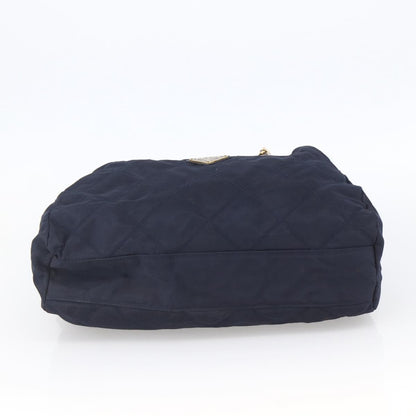 Prada Re-Edition 1995 Chain Tote Quilted Re-Nylon, NAVY, NYLON, Shoulder bag