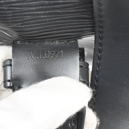 Louis Vuitton Vintage Sac d'Epaule Handbag Epi Leather, BLACK, LEATHER, Handbag