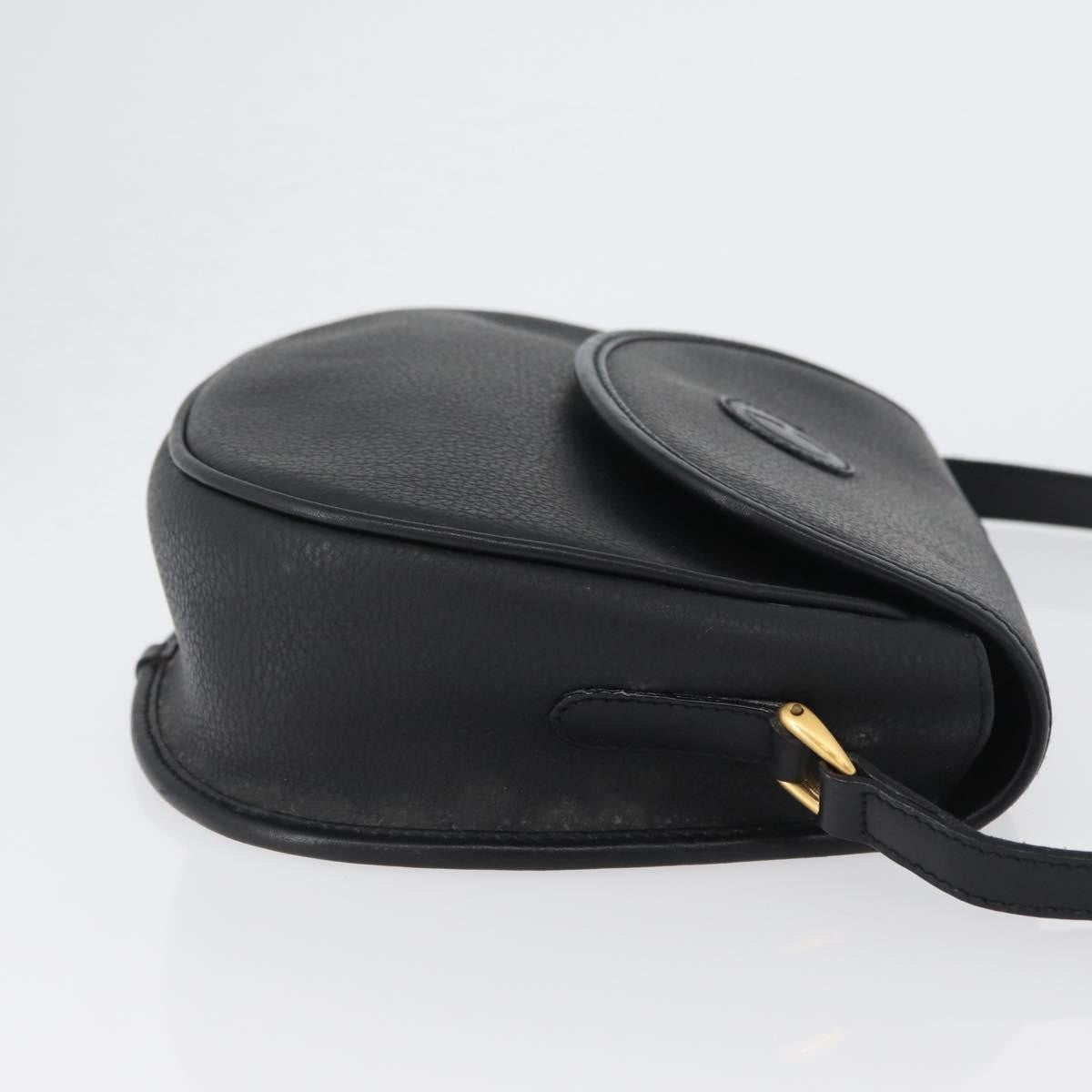 Gucci Vintage Shoulder Bag Leather, BLACK, LEATHER, Shoulder bag