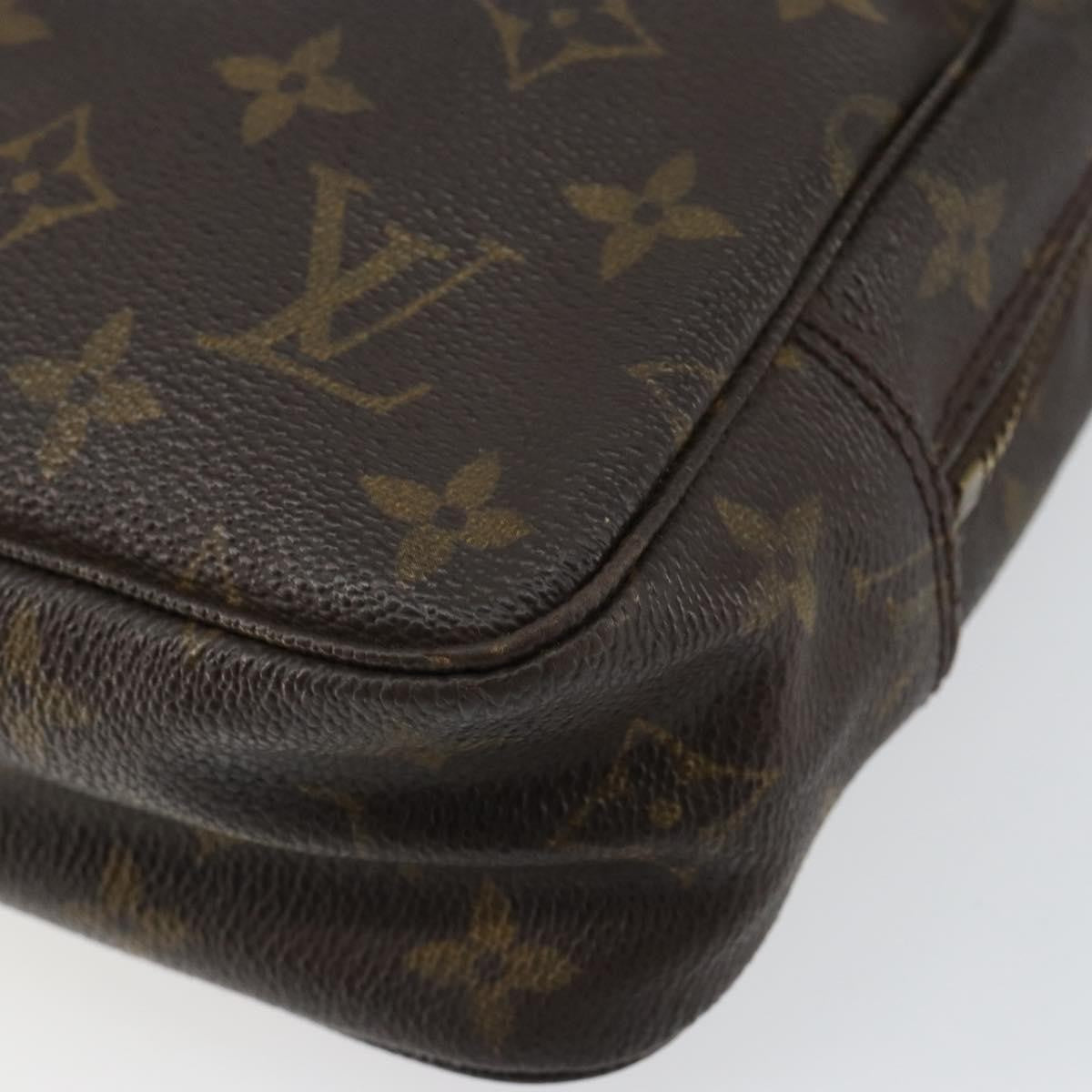 Louis Vuitton Trousse Toilette Monogram Canvas, BROWN, CANVAS, Clutche & pouche
