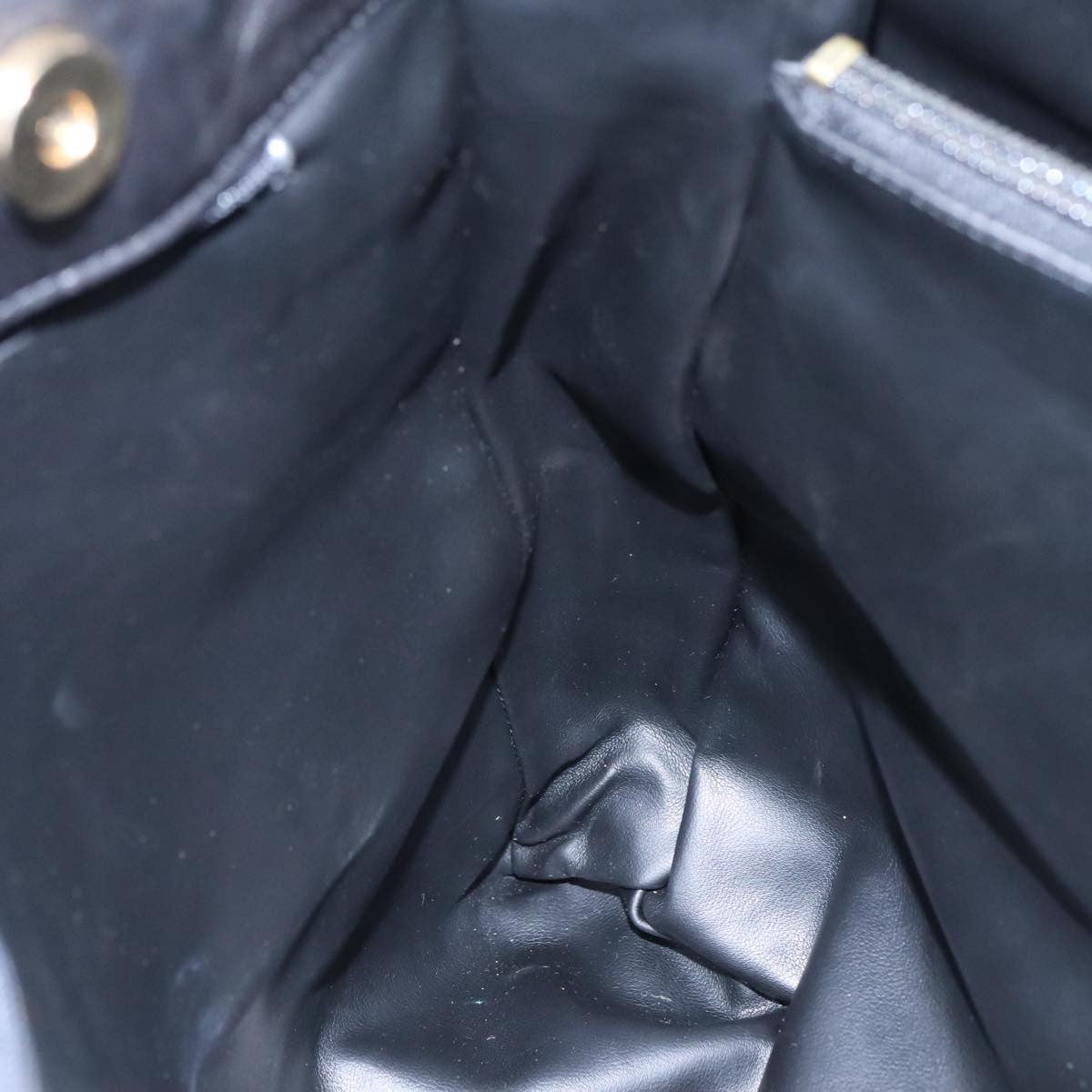 Bally Vintage Tote Bag Quilted Leather, Black, Leather, Shoulder Bag