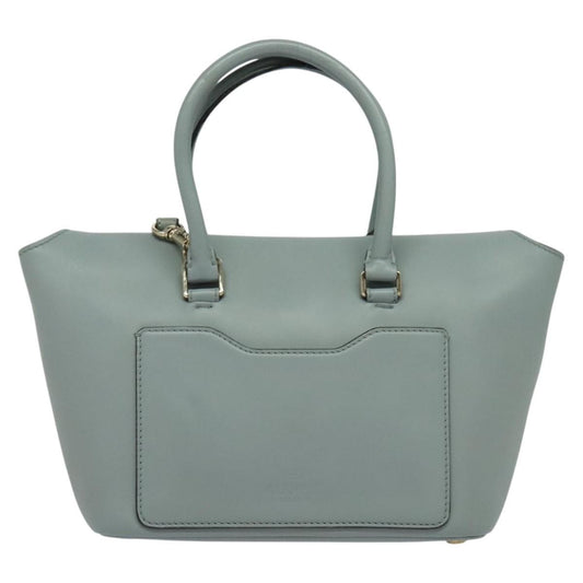 Valentino Garavani Demilune Flap Satchel Leather, BLUE, LEATHER, Handbag