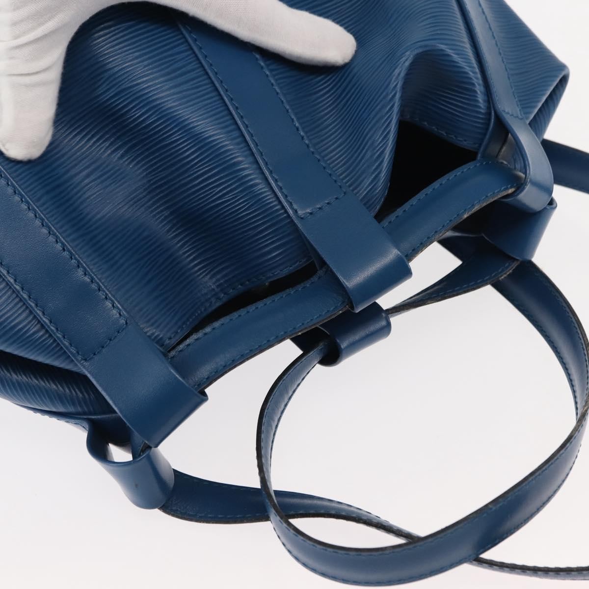 Louis Vuitton Randonnee Backpack Epi Leather, BLUE, LEATHER, Backpack