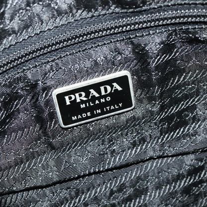 Prada Vintage Handbag Tessuto, Black, Nylon, Handbag