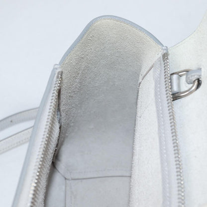Celine Belt Bag Textured Leather, Silver, Leather, Handbag