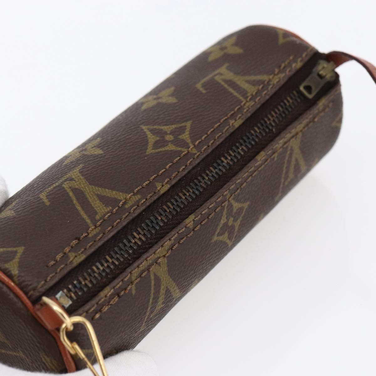 Louis Vuitton Papillon Pochette Monogram Canvas, BROWN, CANVAS, Handbag