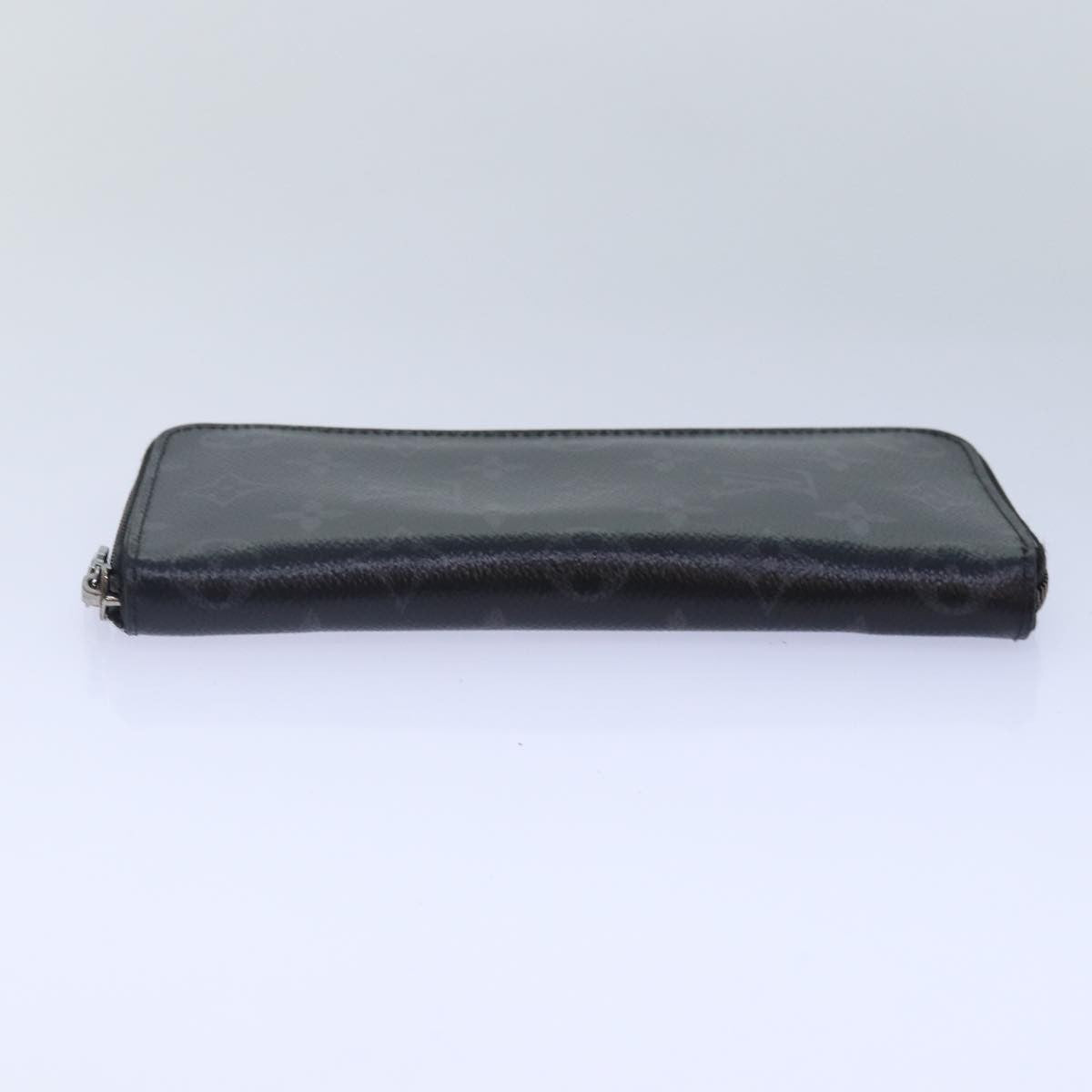 Louis Vuitton Zippy wallet vertical Taurillon Leather, BLACK, CANVAS, Wallets