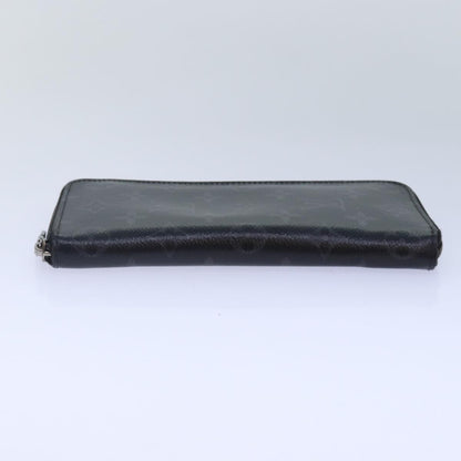 Louis Vuitton Zippy wallet vertical Taurillon Leather, BLACK, CANVAS, Wallets