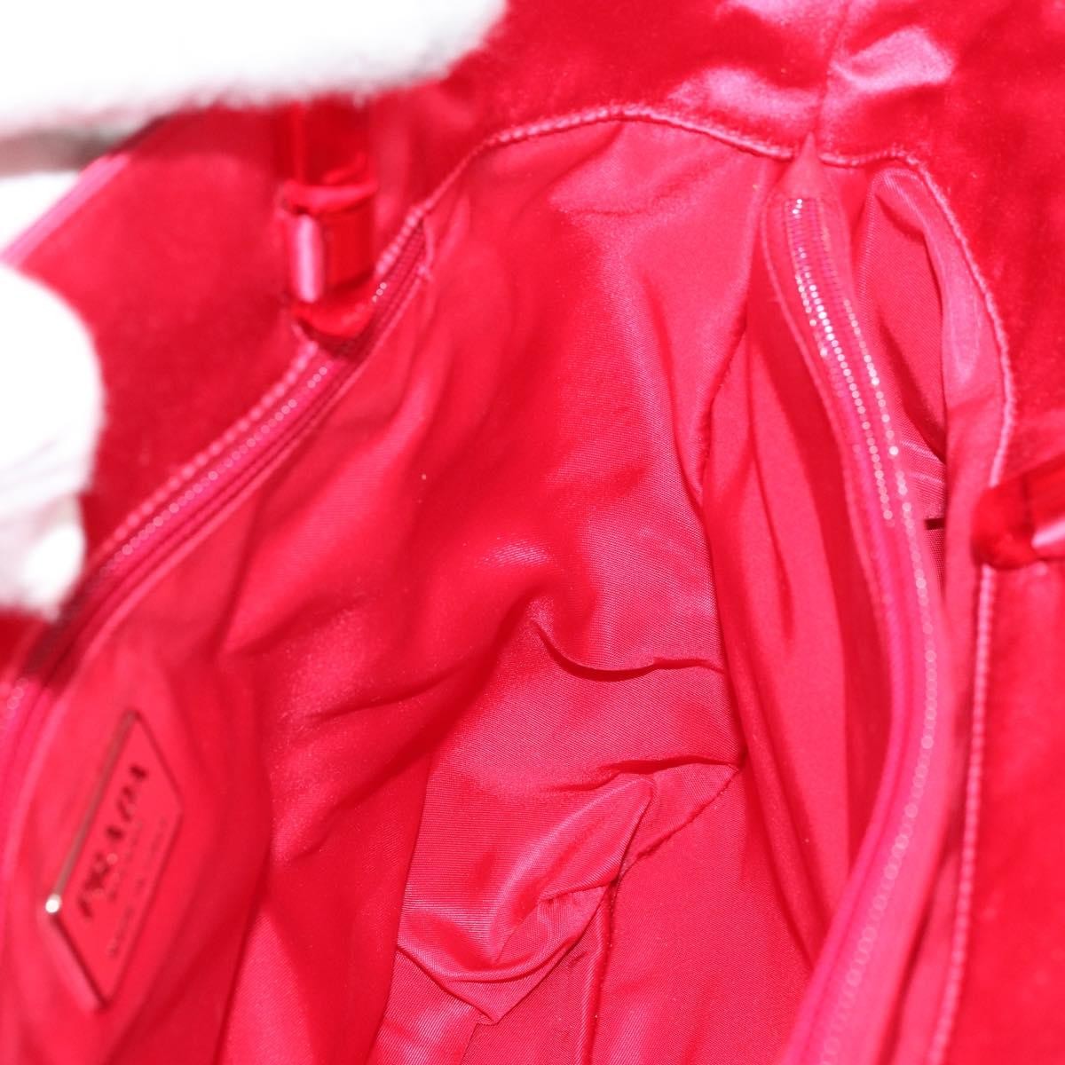 Prada Vintage Handbag Satin, Red, Satin, Handbag