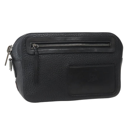 Christian Louboutin Loubiclutch Leather, BLACK, LEATHER, Clutche & pouche